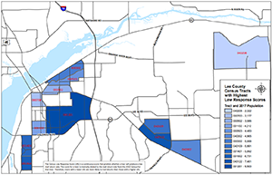 target neighborhoods Map