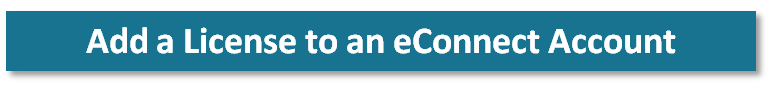 Add a License to an eConnect Account