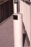 picture of bollards with louvers