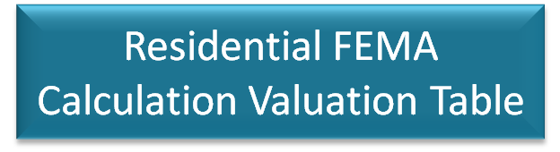 Residential FEMA Calculation Valuation Table