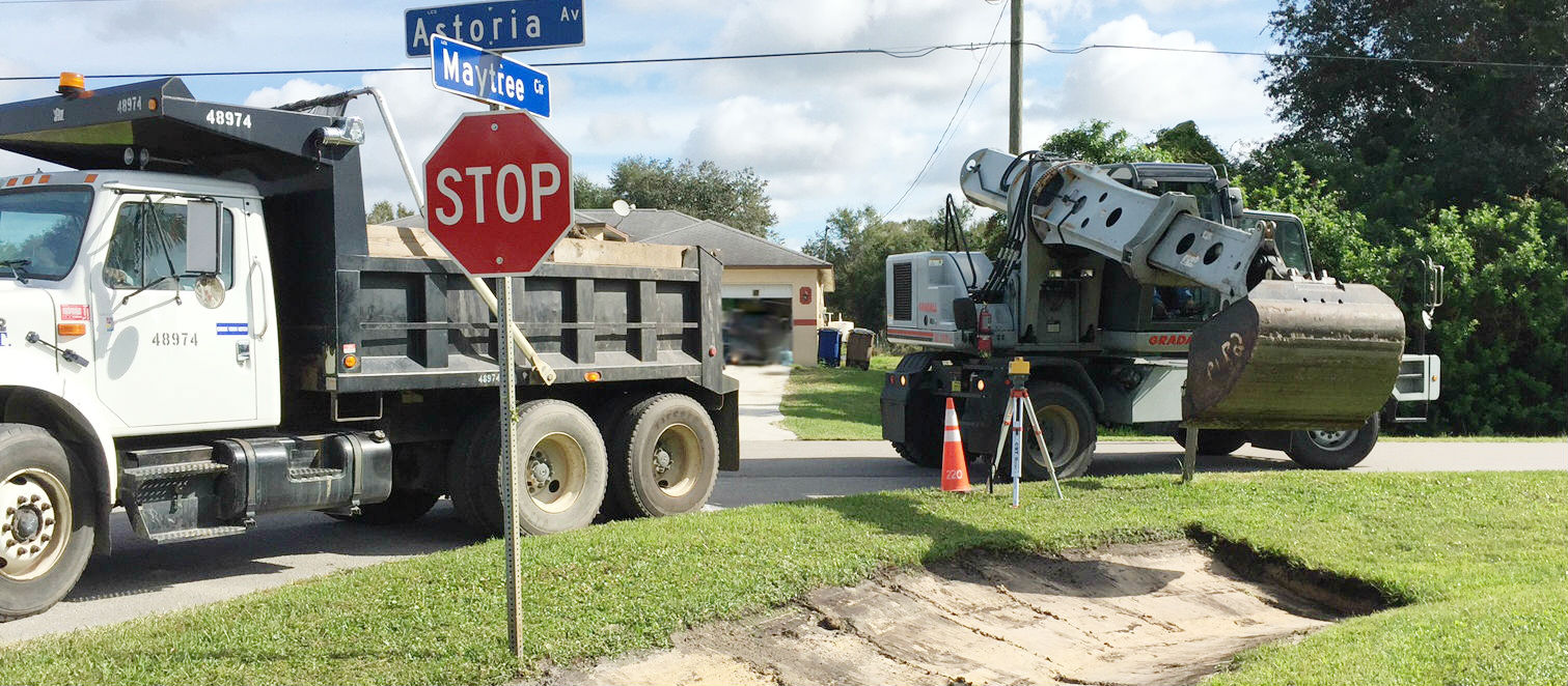 DOT Operations ditch maintenance