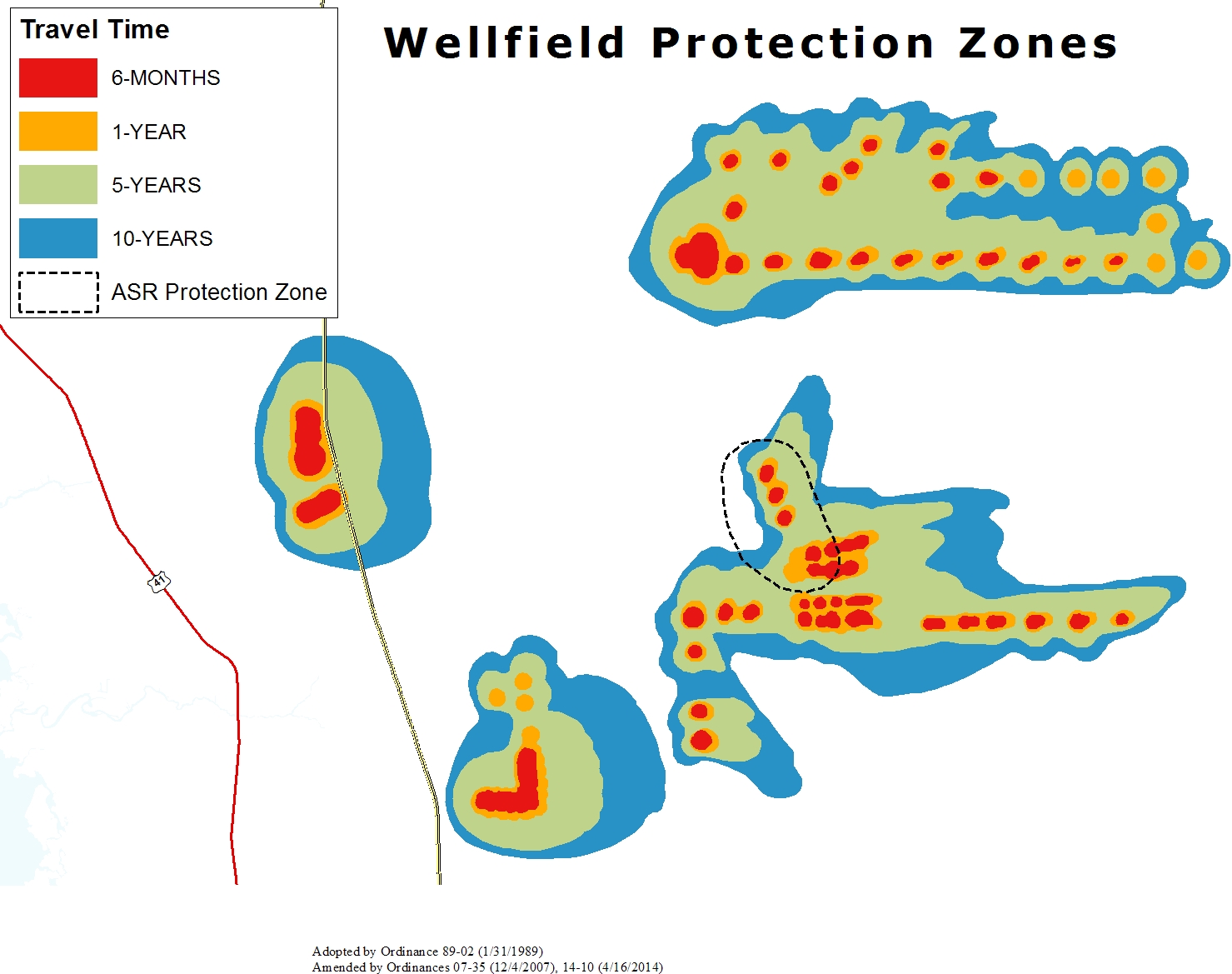 View Wellfield Protection Zones Map