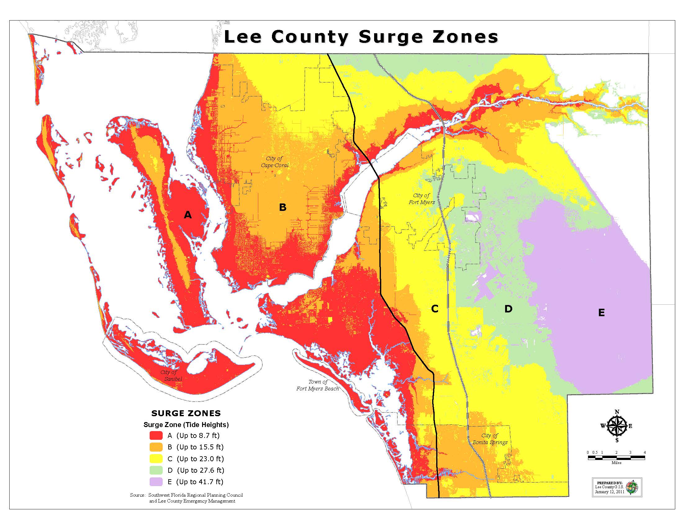 Click here to view Storm Surge Zones Map