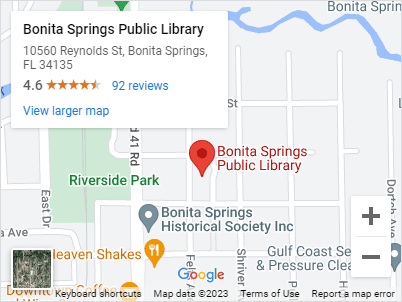 Google Map to Bonita Springs Public Library