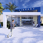 Front Entrance to Sounth County Regional Library