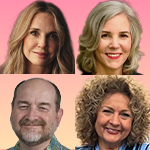 Photo of four authors