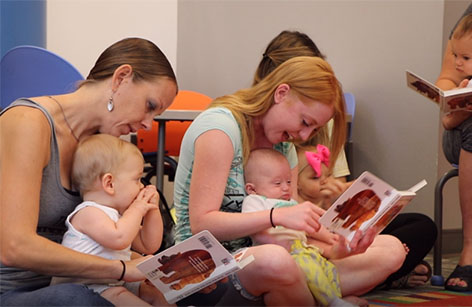 Parents and Caregivers with children.