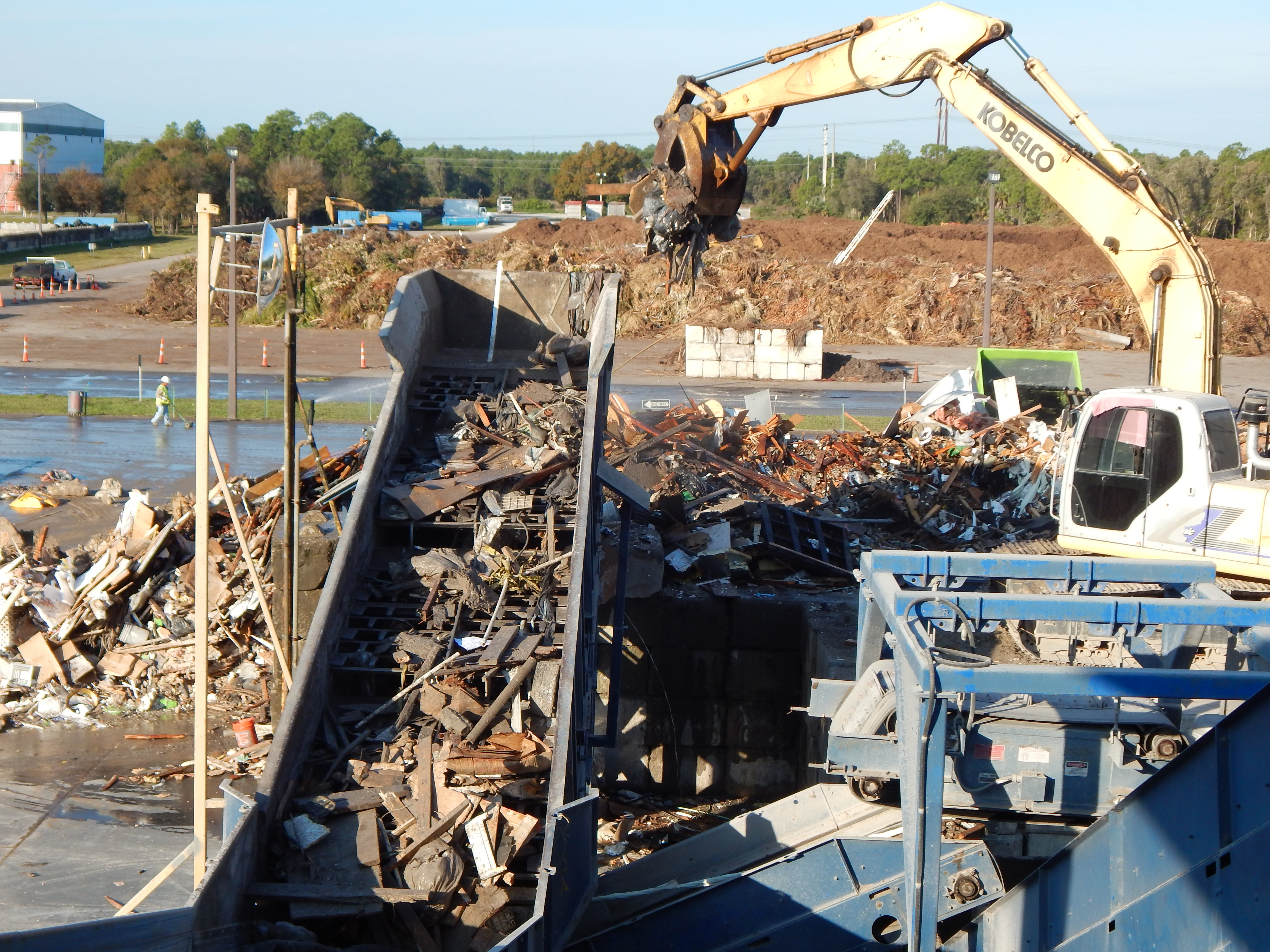 Construction and Demolition Debris Being Loaded onto Hopper.jpg