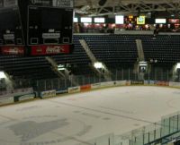 Germain Arena hockey rink