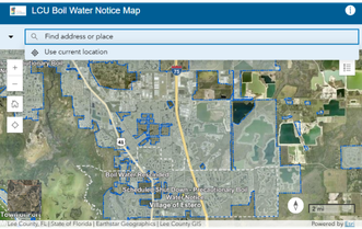Boil Water Notice Interactive Map