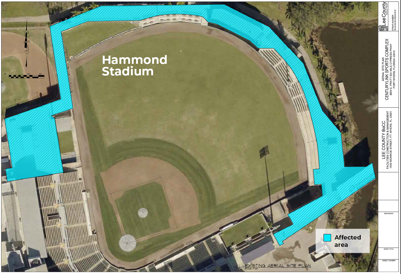 Affected Area of Stadium